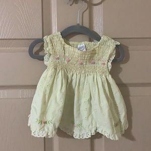 Light green baby dress